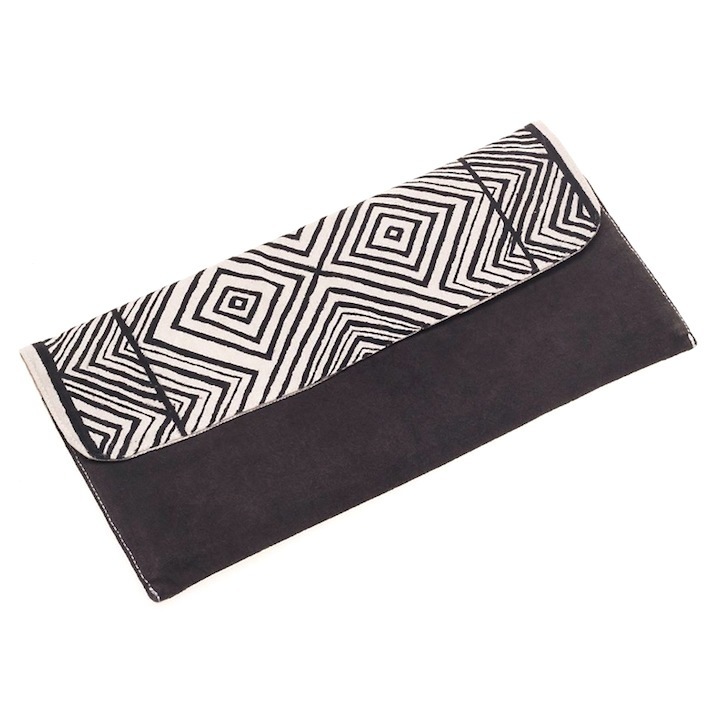 YANESHA HAND PAINTED CLUTCH