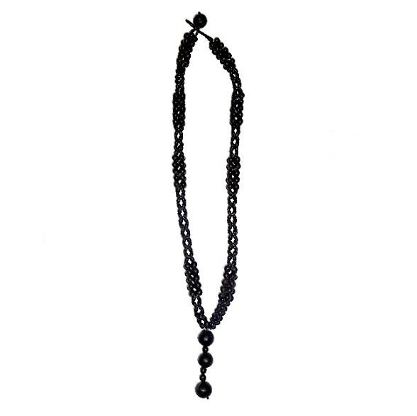 NANTU PENDANT NECKLACE BLK