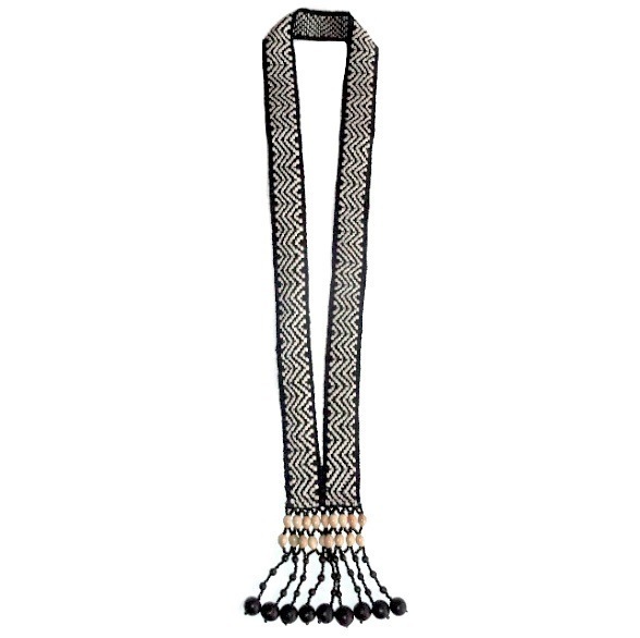 EMPRESS WOVEN BEADED NECKLACE