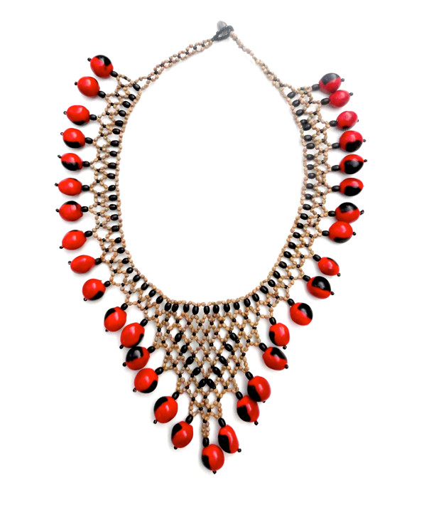 AWAJUN NAYA BEADED NECKLACE