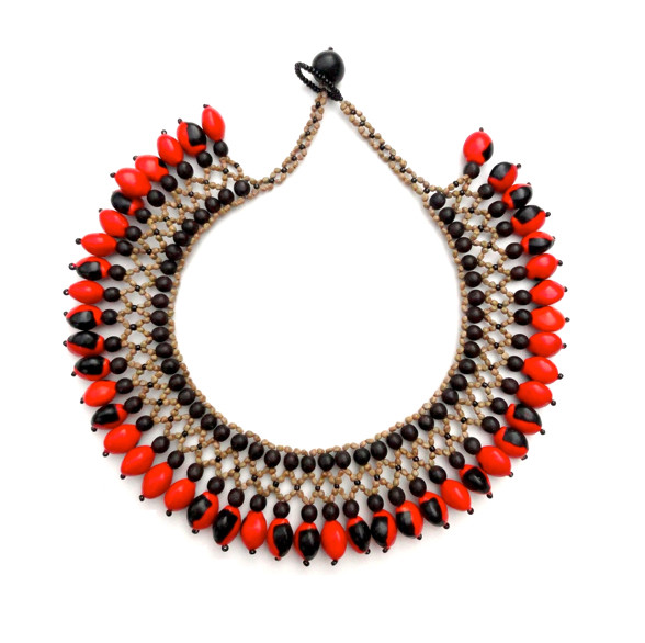 AWAJUN BEA BEADED NECKLACE