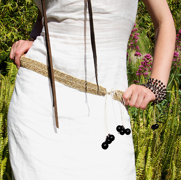 SARA BEADED BELT