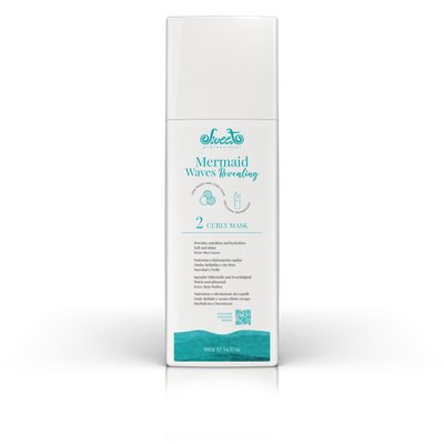 Mermaid Waves Curly Mask