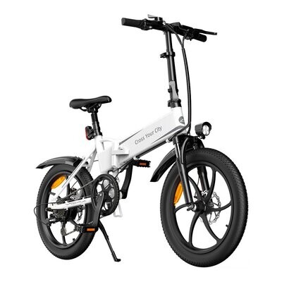 Bicicleta eléctrica plegable - ADO - A20+ (Blanca)