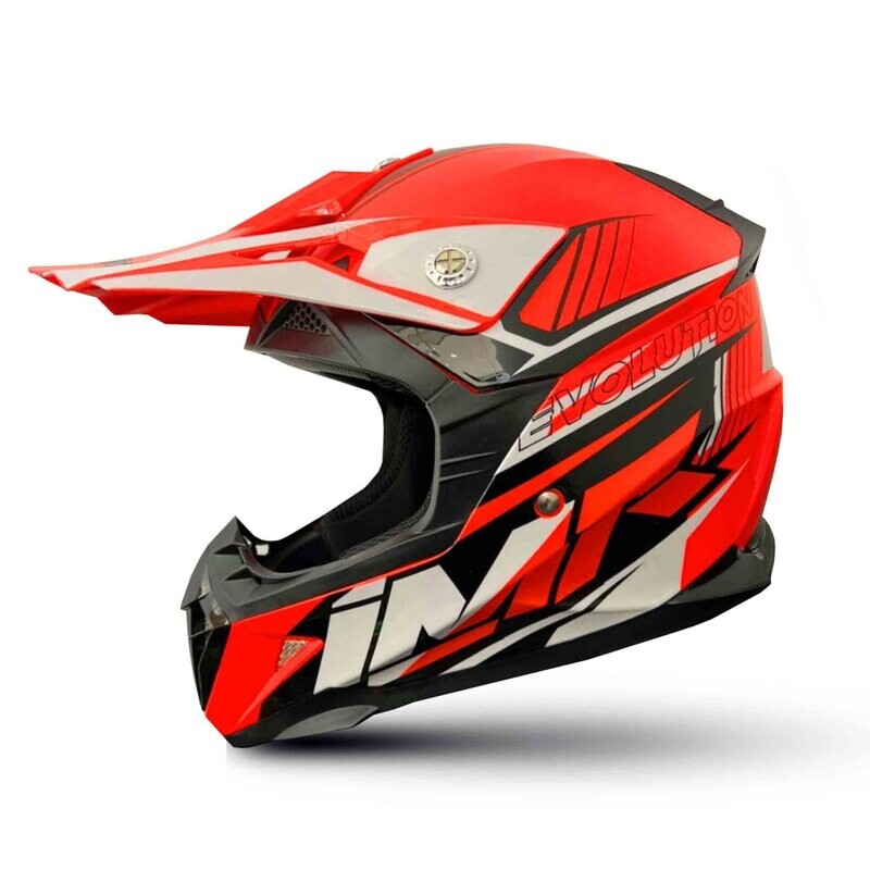 CASCO NIÑO IMR MX - ROJO - GAMA EVOLUTION