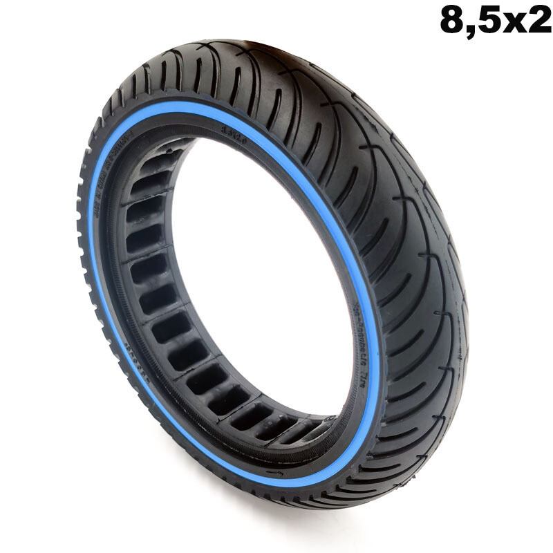 NEUMÁTICO MACIZO V3 8.5*2 - Raya Azul