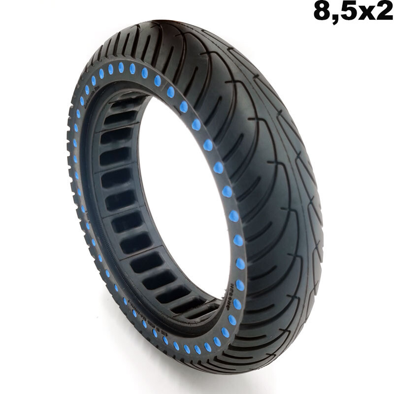 Rueda maciza ultraligera 8.5×2 – puntos azules