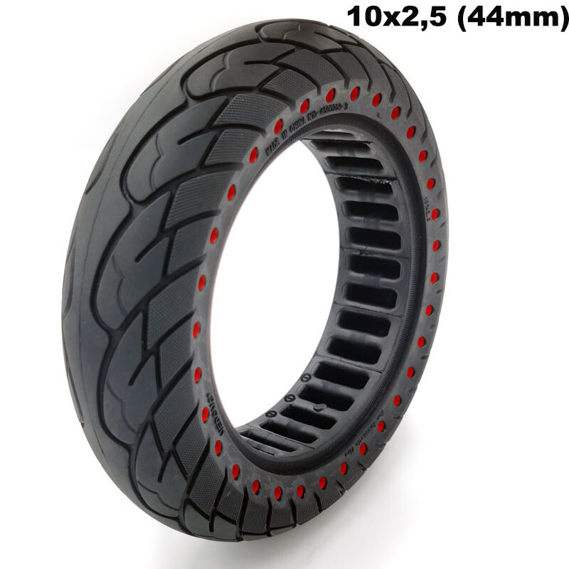Rueda maciza ultraligera 10×2,5 – puntos Rojos (llantas de 44mm)