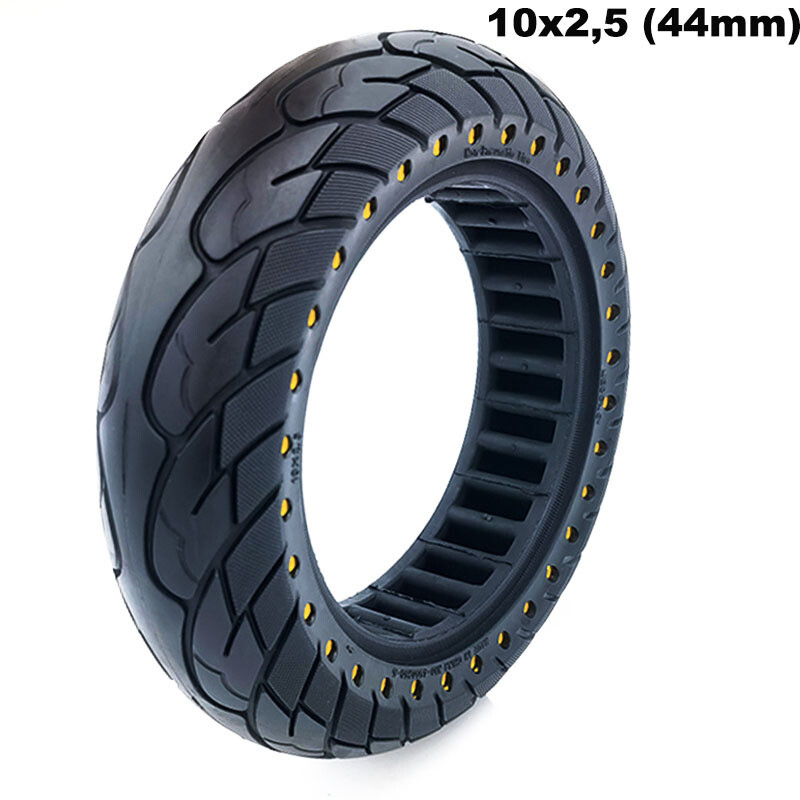 Rueda maciza ultraligera 10×2,5 – puntos Amarillos (llantas de 44mm)