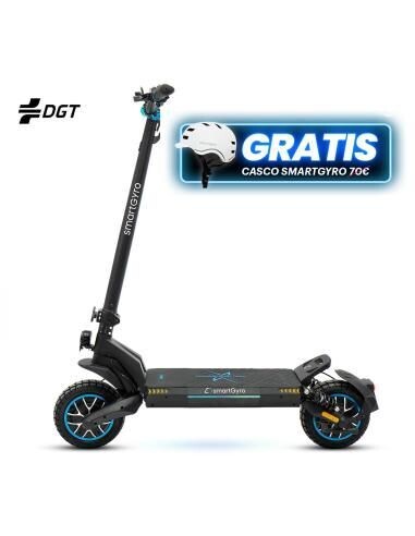 Patinete eléctrico - SmartGyro CROSSOVER DUAL MAX Certificado