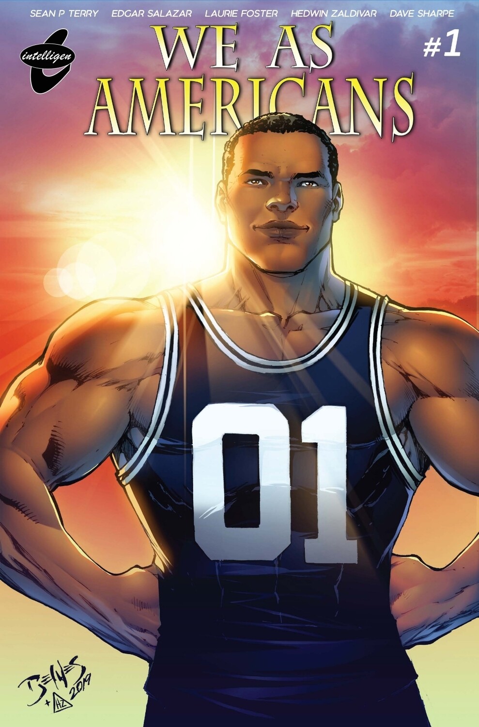We As Americans issue # 1 (Benes or Diaz cover)