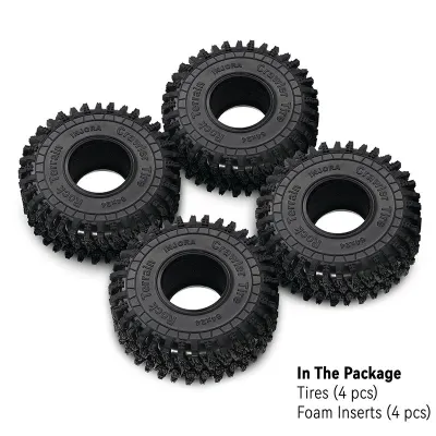 INJORA 1.0&quot; 64*24mm S5 Super Soft Sticky Rock Crawling Tires
