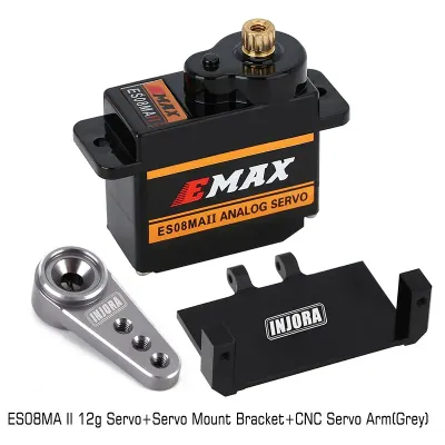 EMax Servo for SCX24 kit with mount and horn