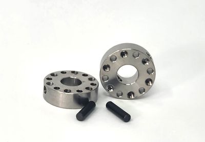 Stainless wheel hubs - 8mm stub shaft