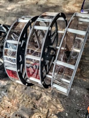 Super wheel polycarbonate inner rings