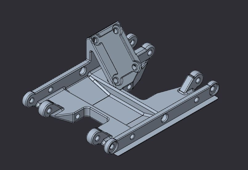 Mini Capra Motor Flip Belly Skid, Fits UTB18