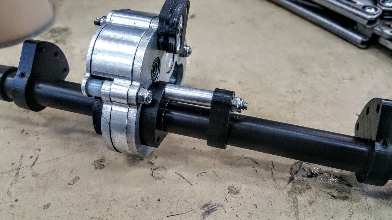 Delrin tube brace
