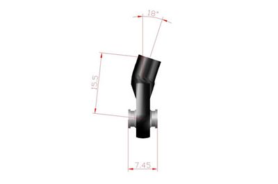 SSD M3 Bent Rod End