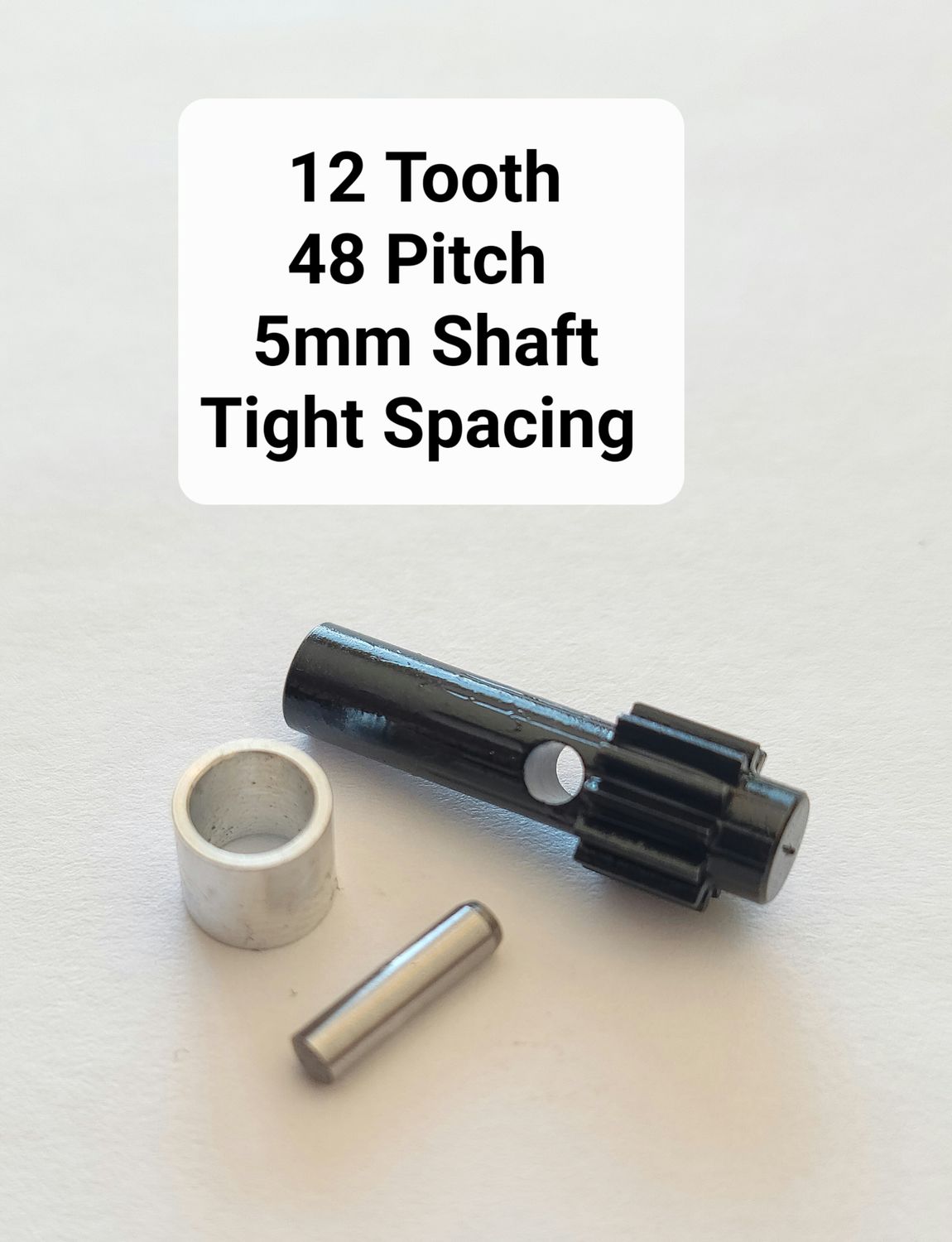 Individual XR10 Gears, Gear Type: 12T 48P Tight Spacing (with pin and Spacer)