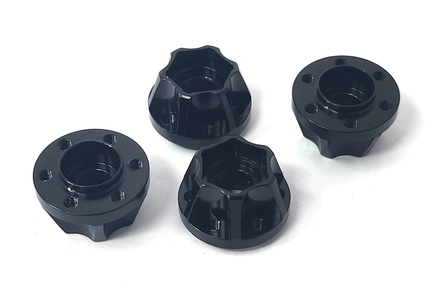 Aluminum Wheel Hub, 12mm Hex, Length: 12mm (.472")