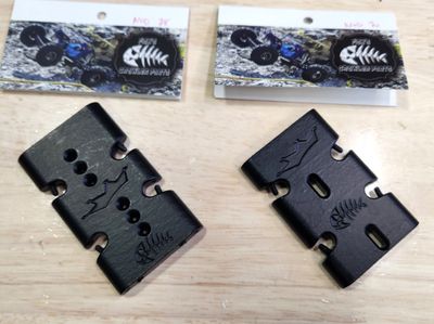 FCP Skid Plate for LEFT-motor Dlux NOD-2 trans