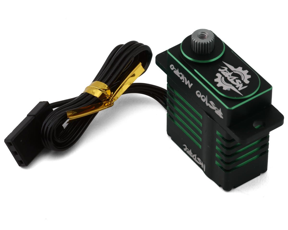 SPECIAL EDITION NSDRC RS100 SERVO &amp; HORN, Color: Limited Edition Green