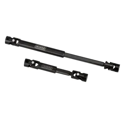 INJORA Steel Front Rear Center Drive Shafts for Axial SCX24 Gladiator Power Wagon