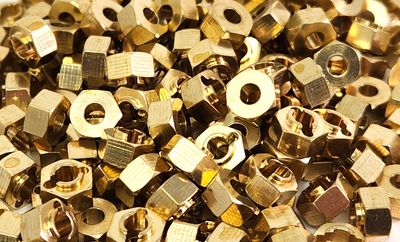 SCX24 Brass 7mm wheel hexes