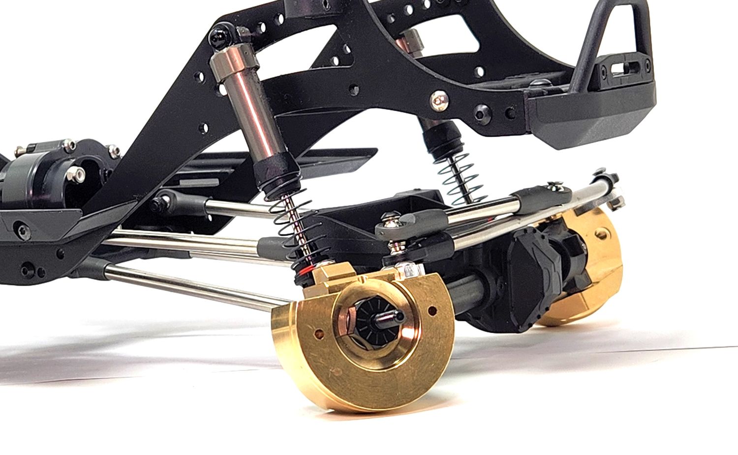 Heavy Brass Knuckle for AR45 Straight, SCX10Pro