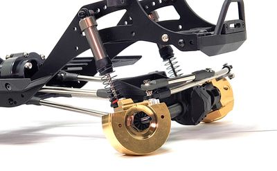 Heavy Brass Knuckle for AR45 Straight, SCX10Pro