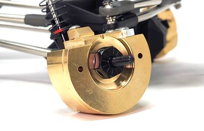 Heavy Brass Knuckle for AR45 Straight, SCX10Pro
