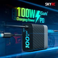 SKYRC PDC100 100W USB-C GaN Charger 100-240V AC