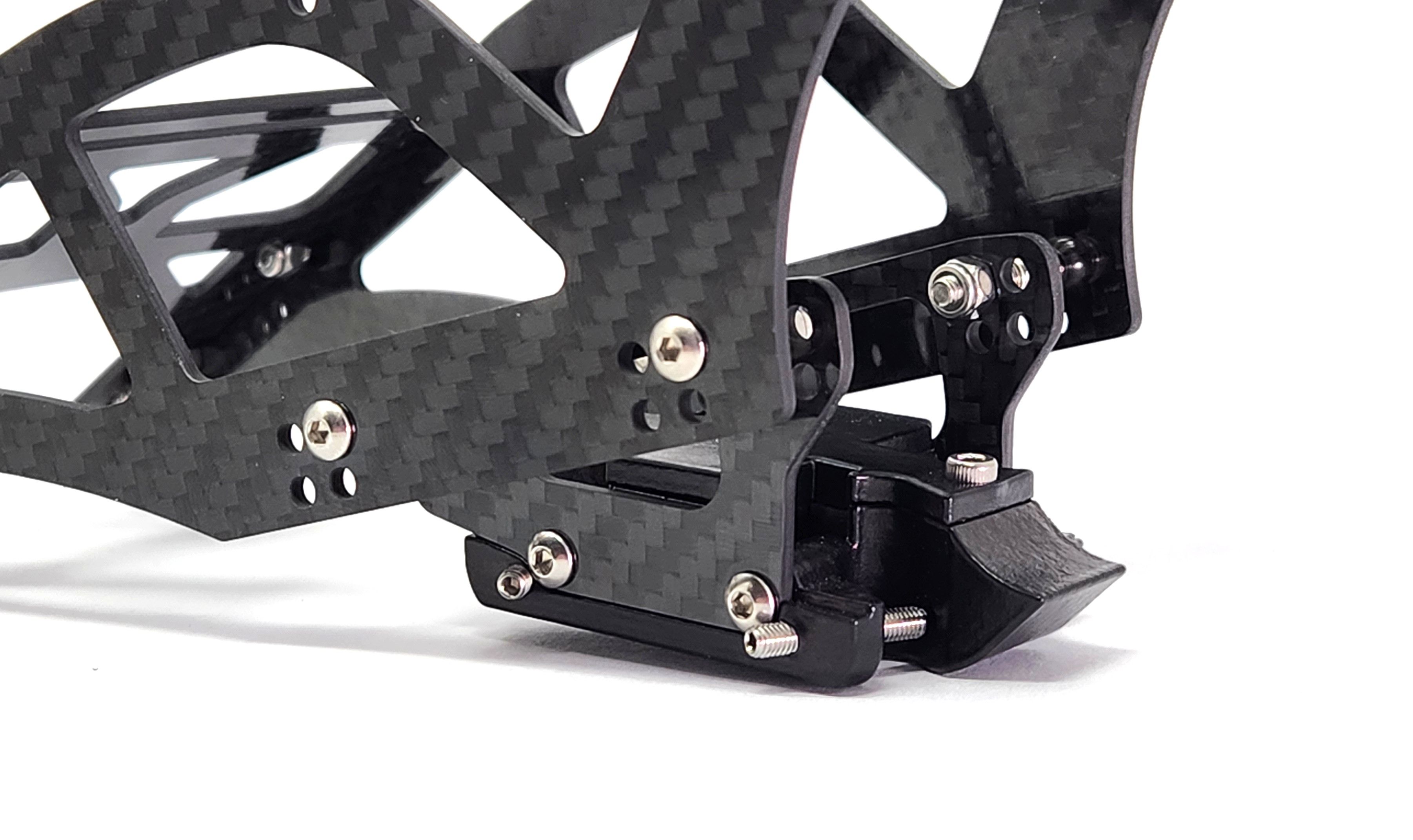 dluxfabクローラーRC ギアボックス カーボンプレート仕様 Chassis