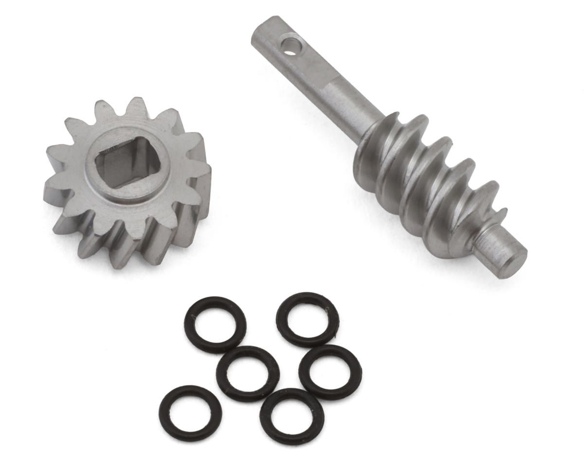 Injora Axial SCX30 Steel Differential Overdrive Worm Gears Set (2T/13T) (Overdrive 23%)