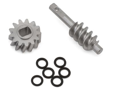 Injora Axial SCX30 Steel Differential Overdrive Worm Gears Set (2T/13T) (Overdrive 23%)