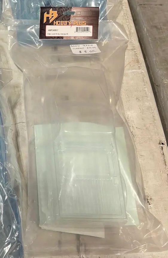 Hobby Plus HBP240537 Body For Convoy V2 Clear Poly CR-18P 1/18 RC Car Truck