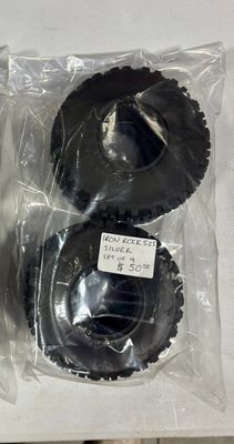 Iron Rock 5.25 Silver Tires (Set of 4) with Stock Foams