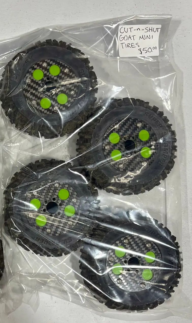 Cut-n-Shut Goat Mini Tires(Set of 4)