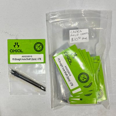 Axial F9 Straight Axle Shaft (2pcs): UTB AXI232010