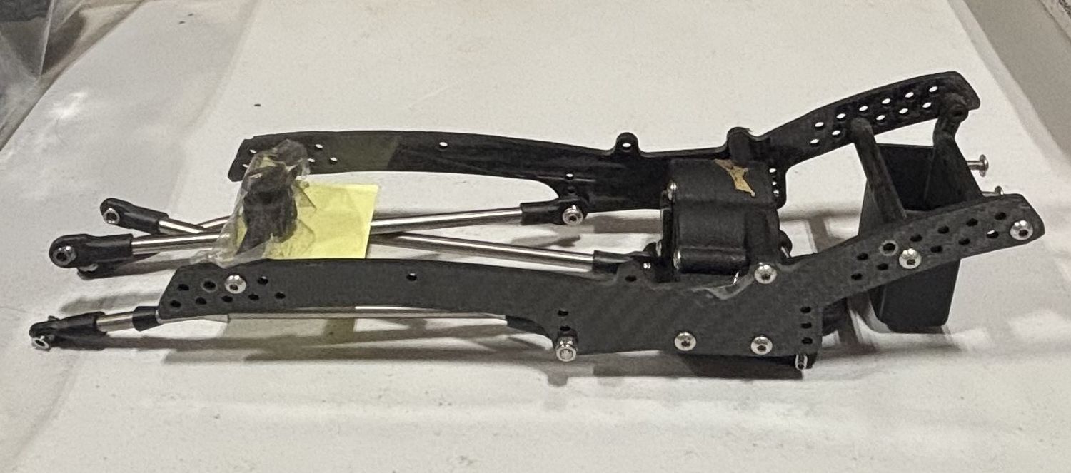 Nessie Chassis chopped down for Sporty Use with Fargo transmission and rear links