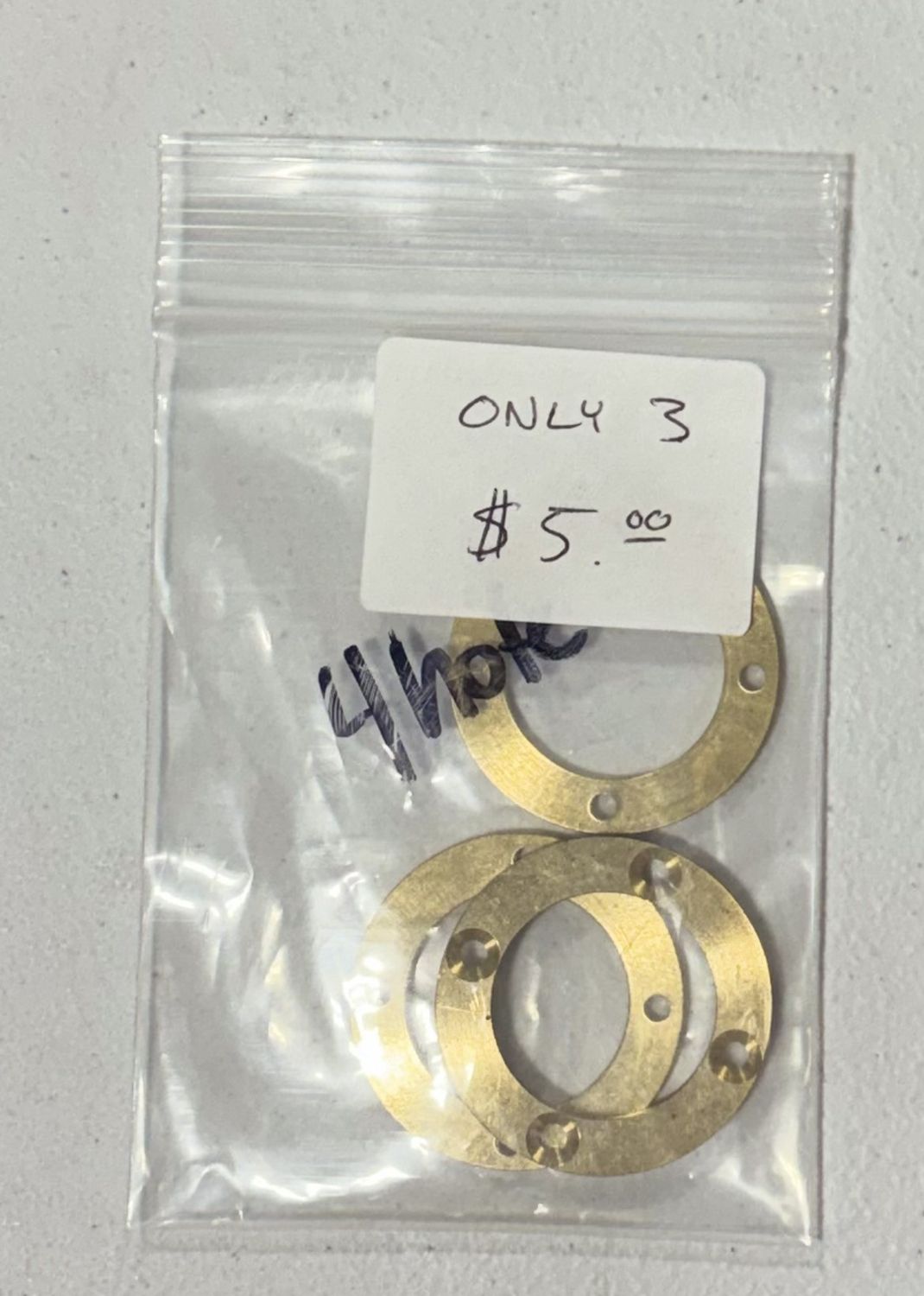 .100 Weights V1 with 4 mounting holes (3 weights)