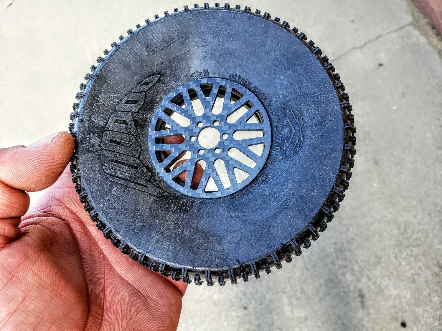 2.2" Loaded dice wheels