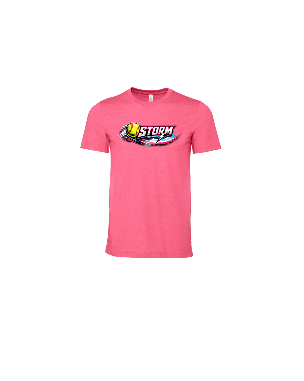 Pink Storm logo T shirt