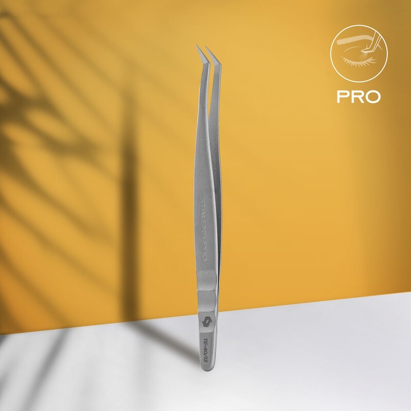 Pinza profesional para las pestañas Staleks Pro Expert 40 Tipo 13