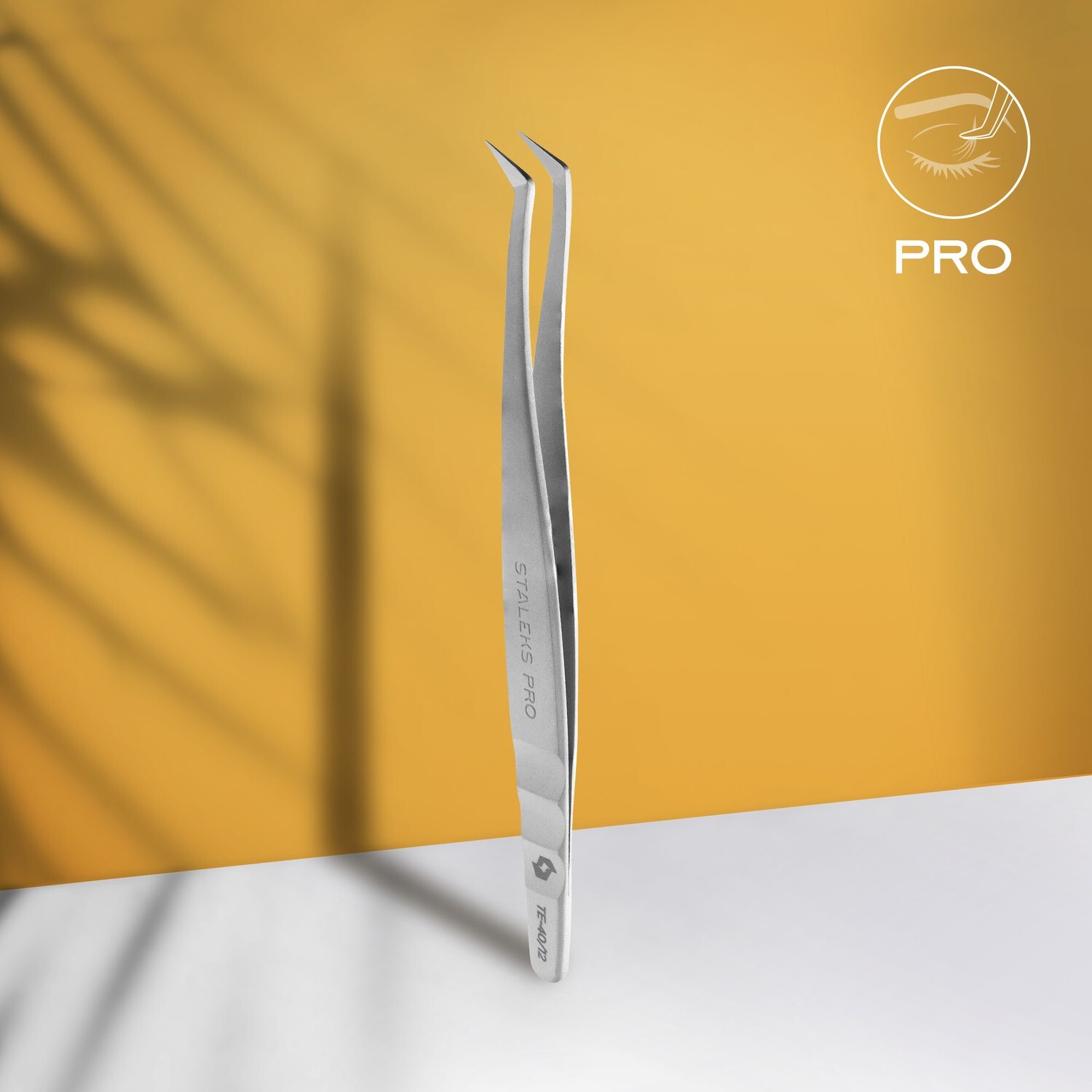 Pinza profesional para las pestañas Staleks Pro Expert 40 Tipo 12