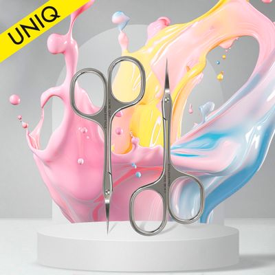 Tijeras para cutículas profesional Asimétrica UNIQ 20 TIPO 4