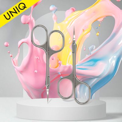 Tijeras para cutículas profesional Asimétrica UNIQ 30 TIPO 4