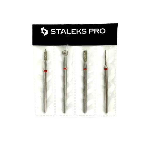 Kit fresas diamantadas x4 rojas