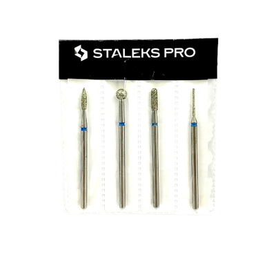 Kit fresas diamantadas x4 azules