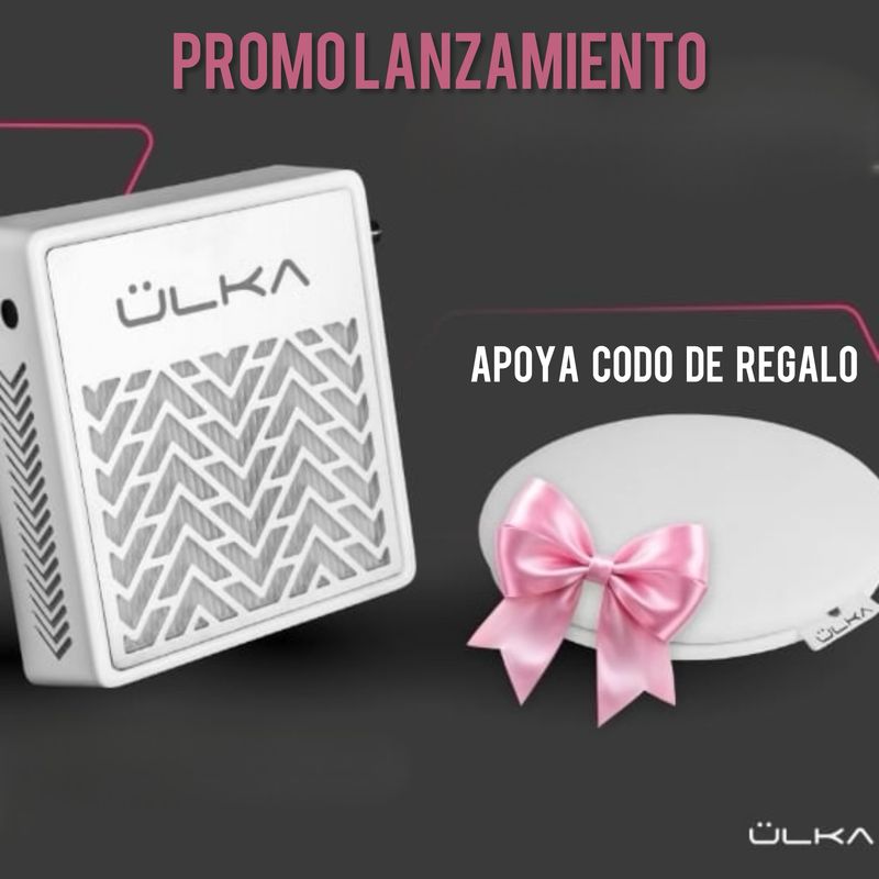 Aspirador de polvo para uñas HANDY White (apoya codo de regalo)